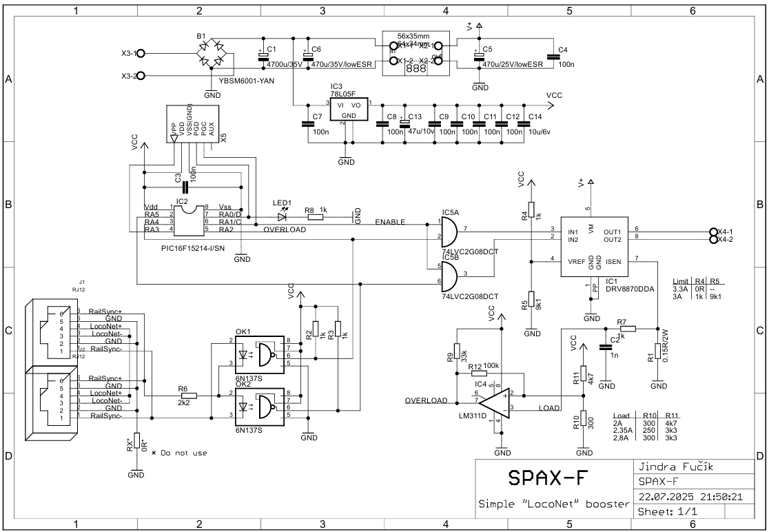 Booster schematic