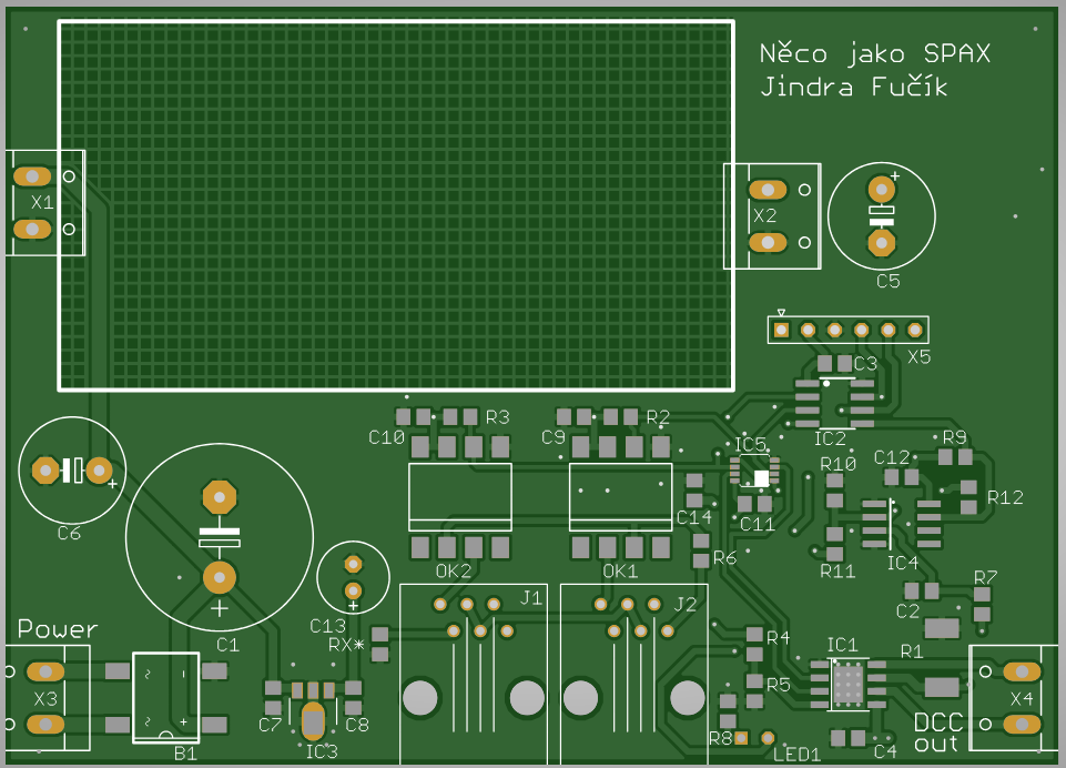 SPAX-F top PCB